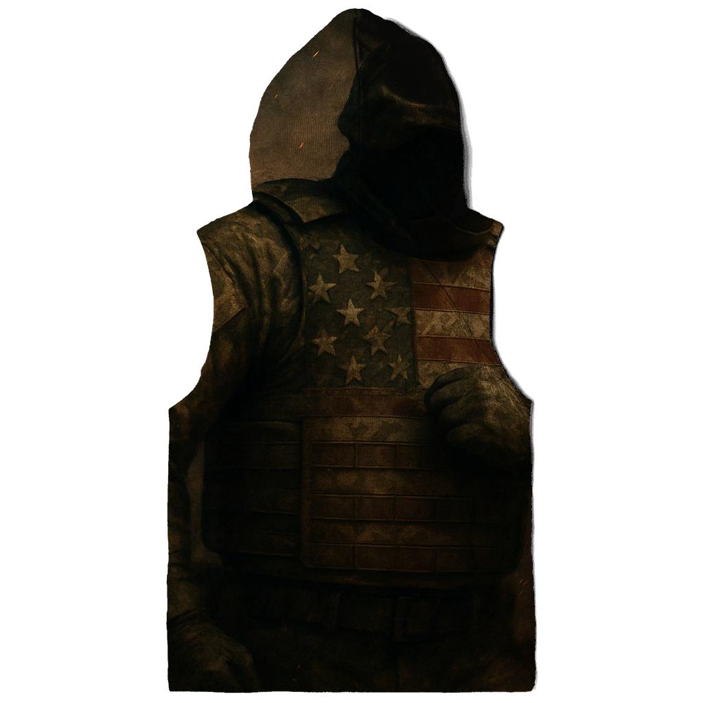 Camouflage Stars printed hoodies