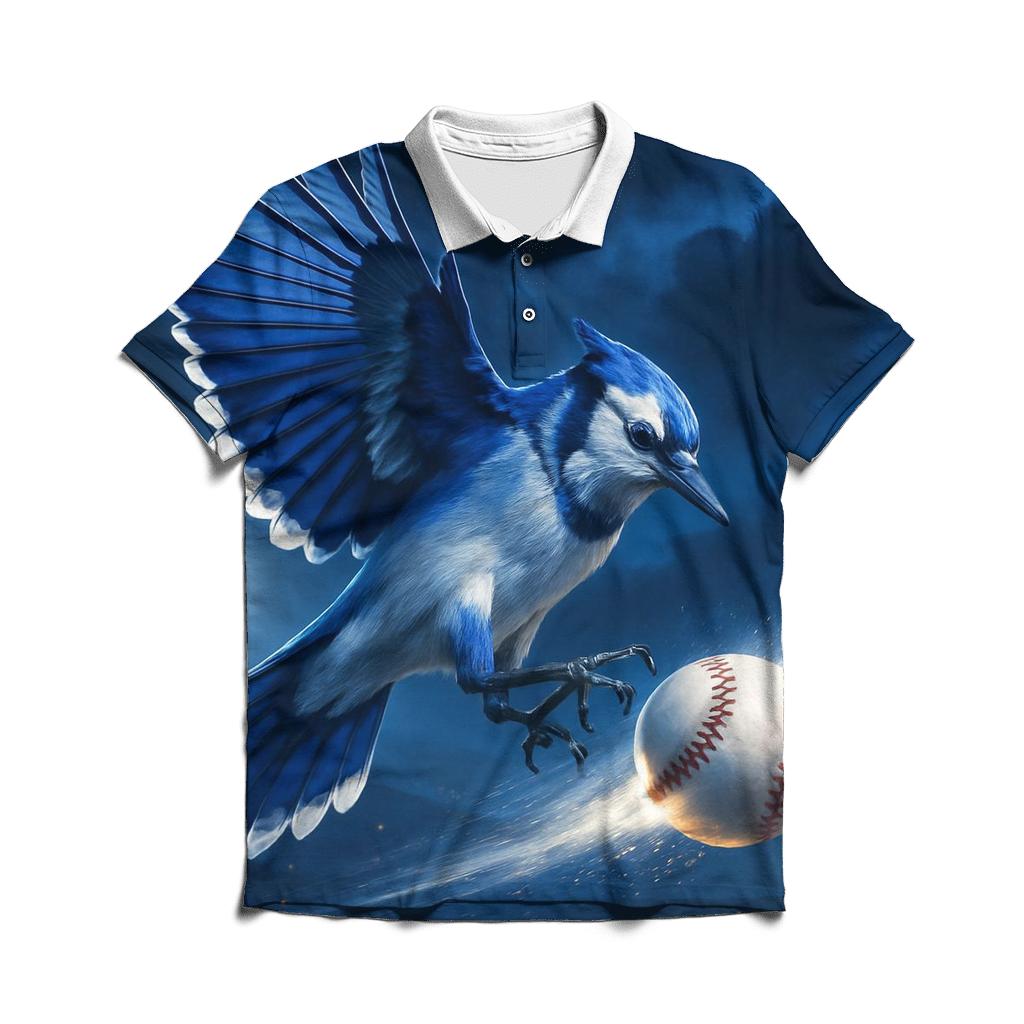 Blue Jays Flight Strike embroidered polo tops