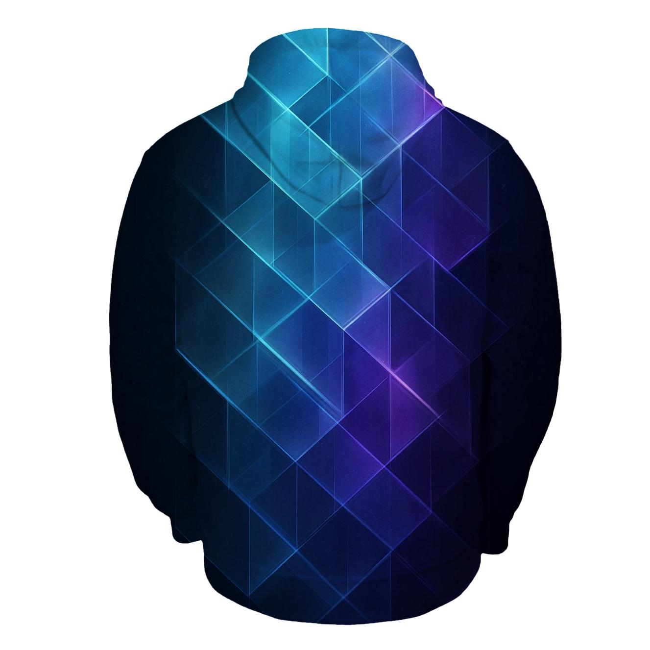 Chromatic Geometry Cascade premium hoodies