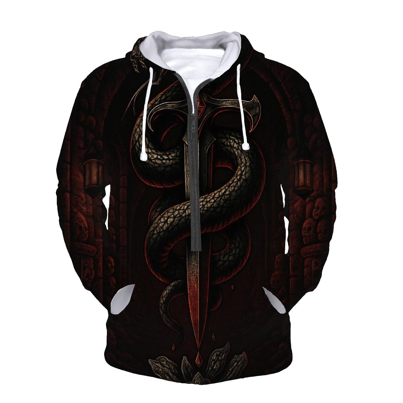 Serpent Dagger Of The Catacomb Queen printed hoodies