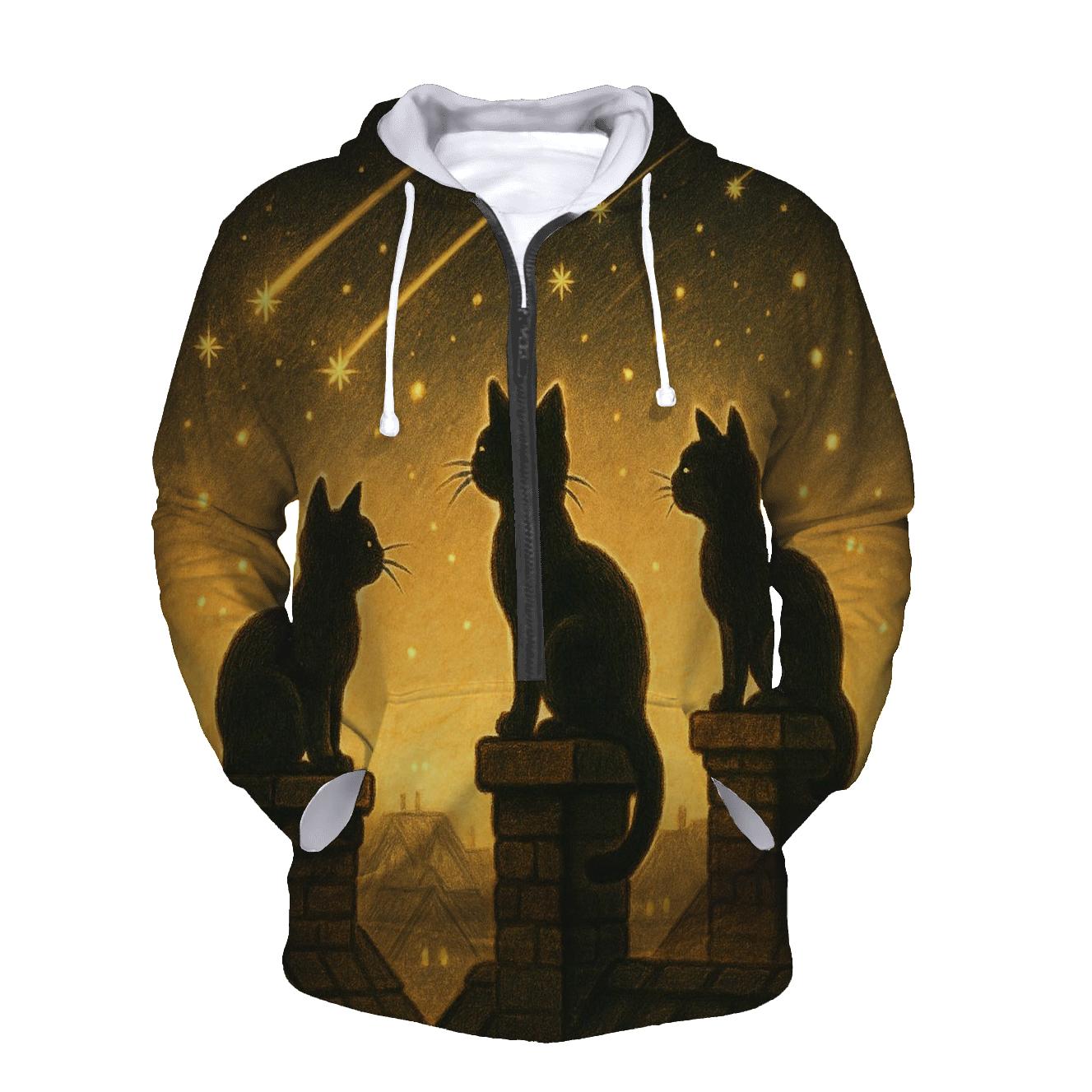 Stargazer Alley Cats pullover hoodies