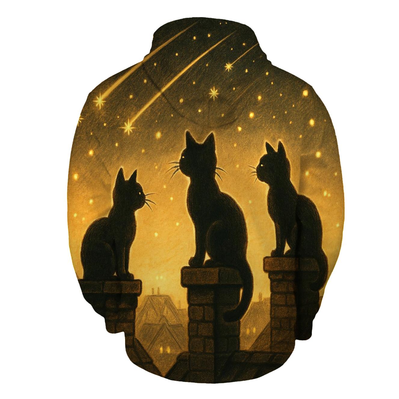 Stargazer Alley Cats pullover hoodies
