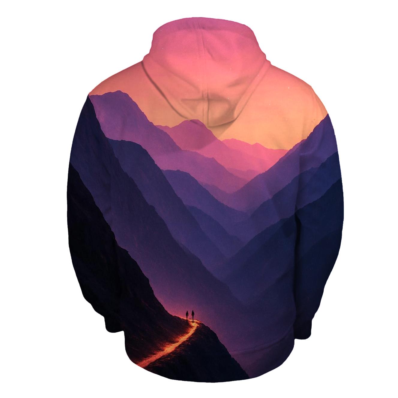 Violet Ridge Passage embroidered hoodies