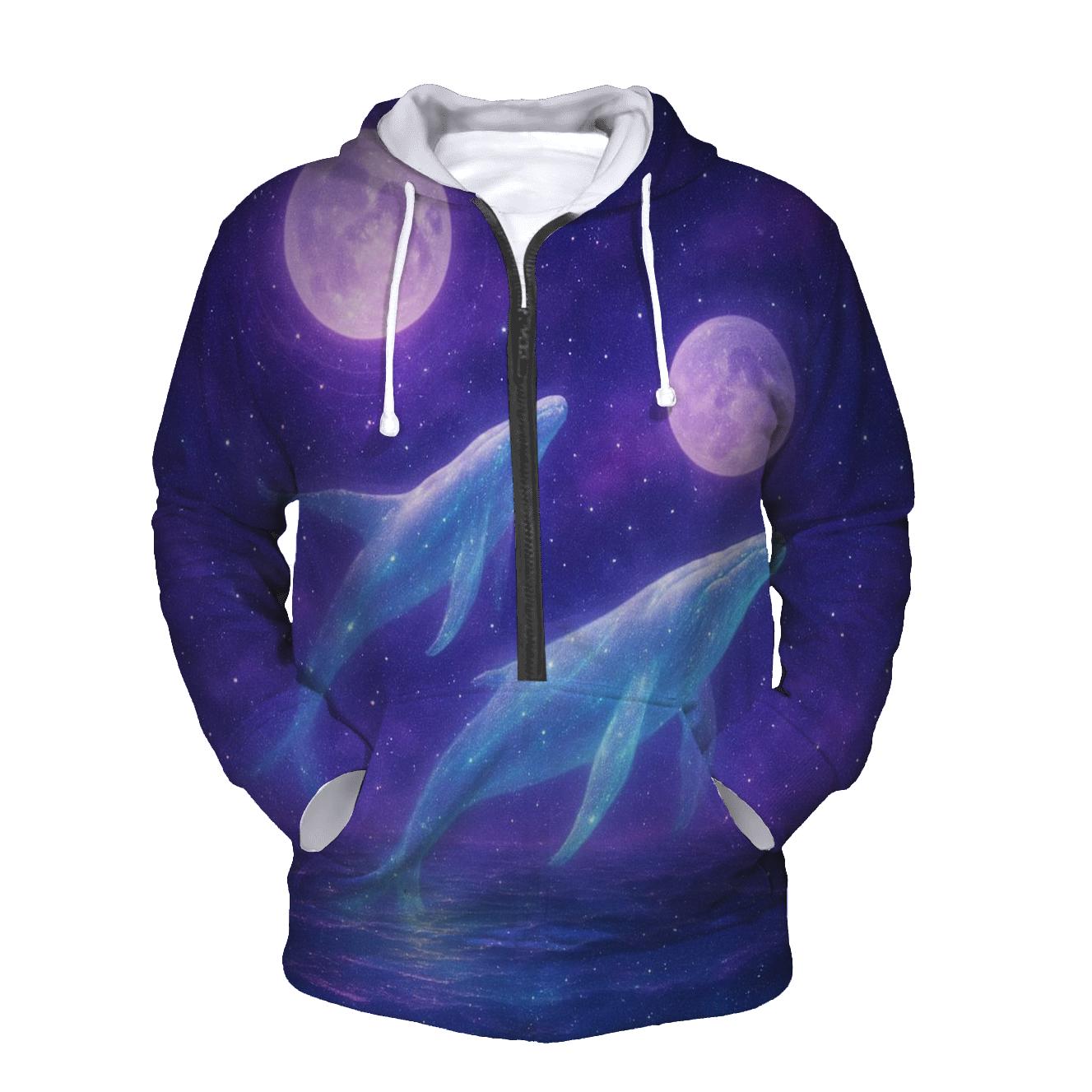Echoes Of Andromeda printed hoodies