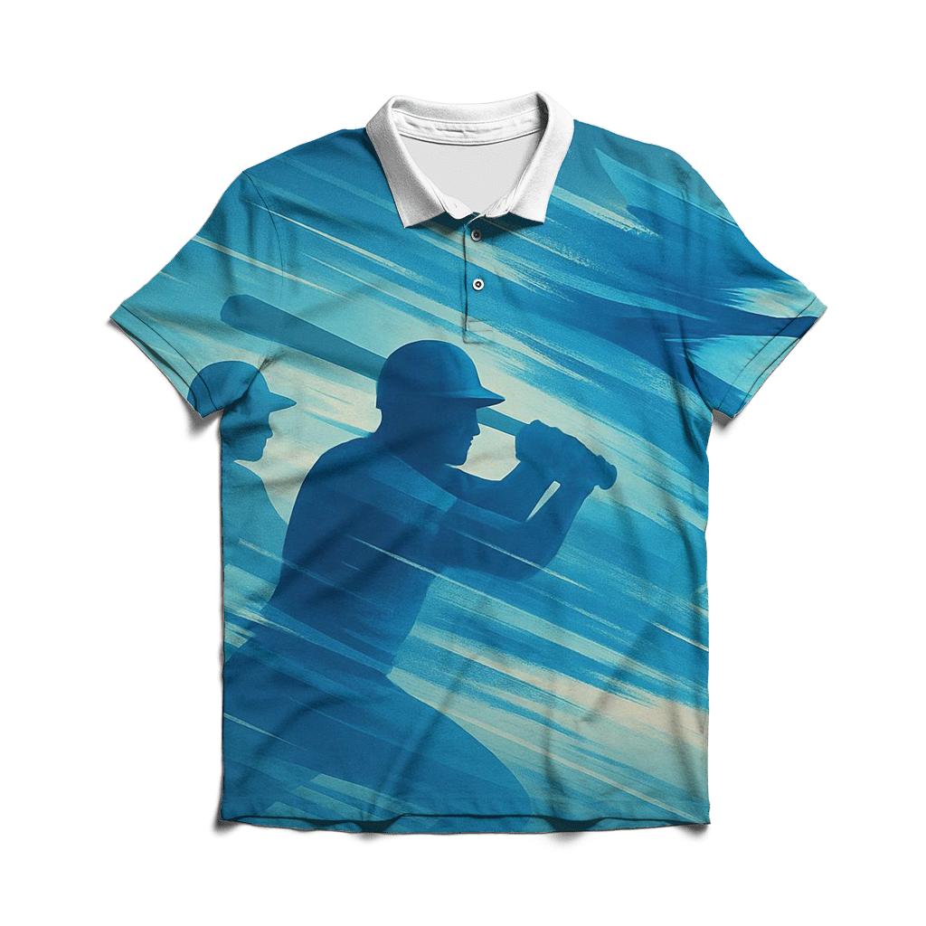 Sky Surge Blue-Jays Momentum embroidered polo tops