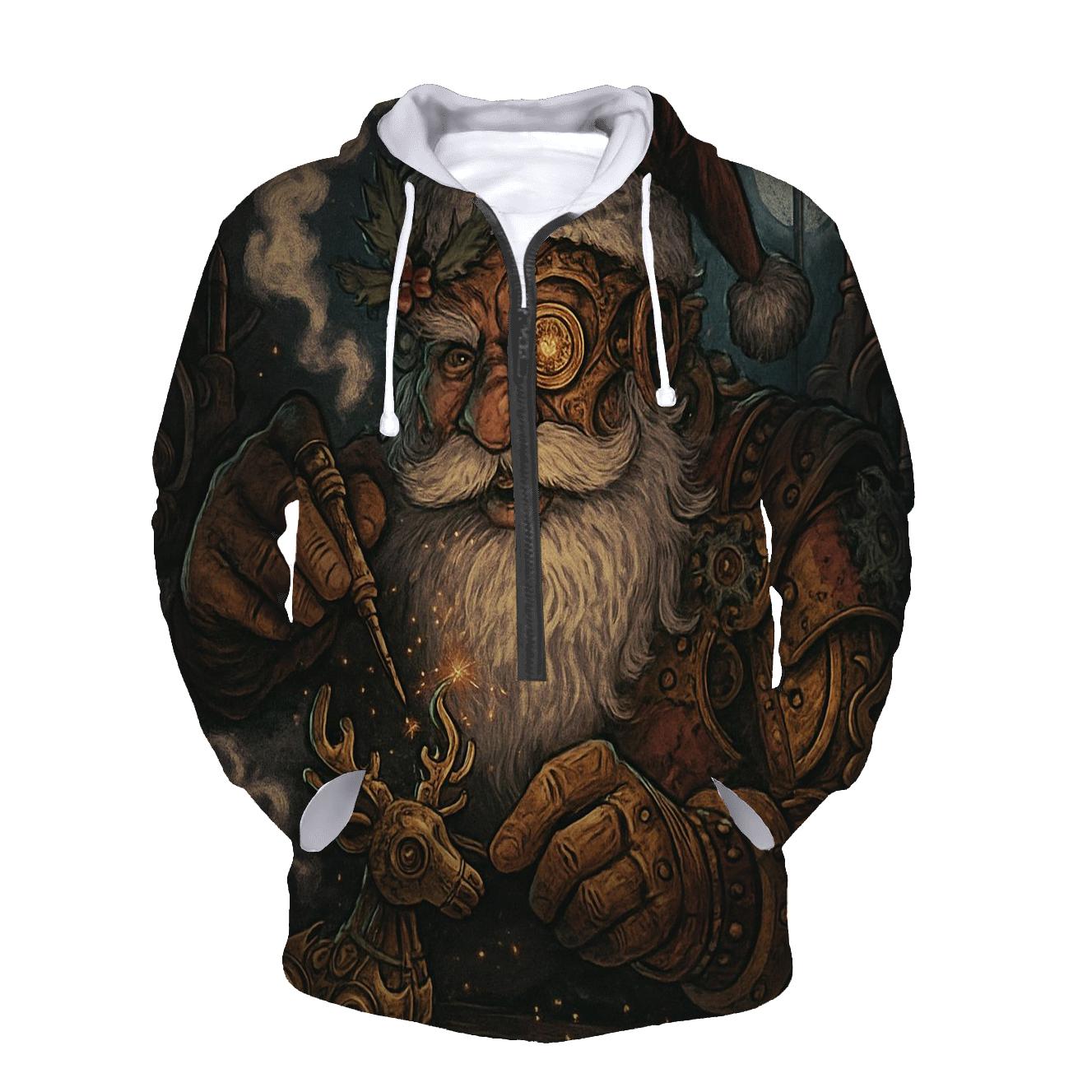 Clockwork Toymaker Santa lightweight hoodies