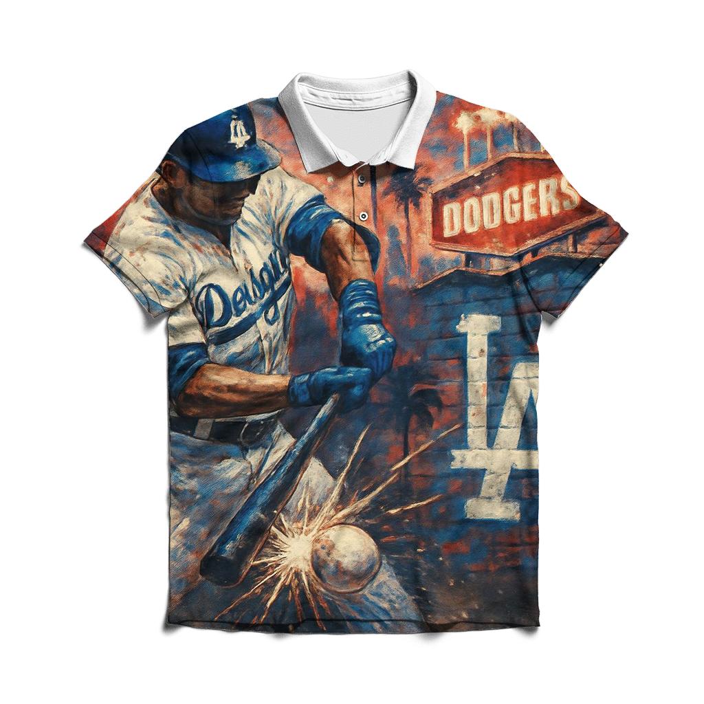 Bat Sparks Skyline Run casual sports polo shirts