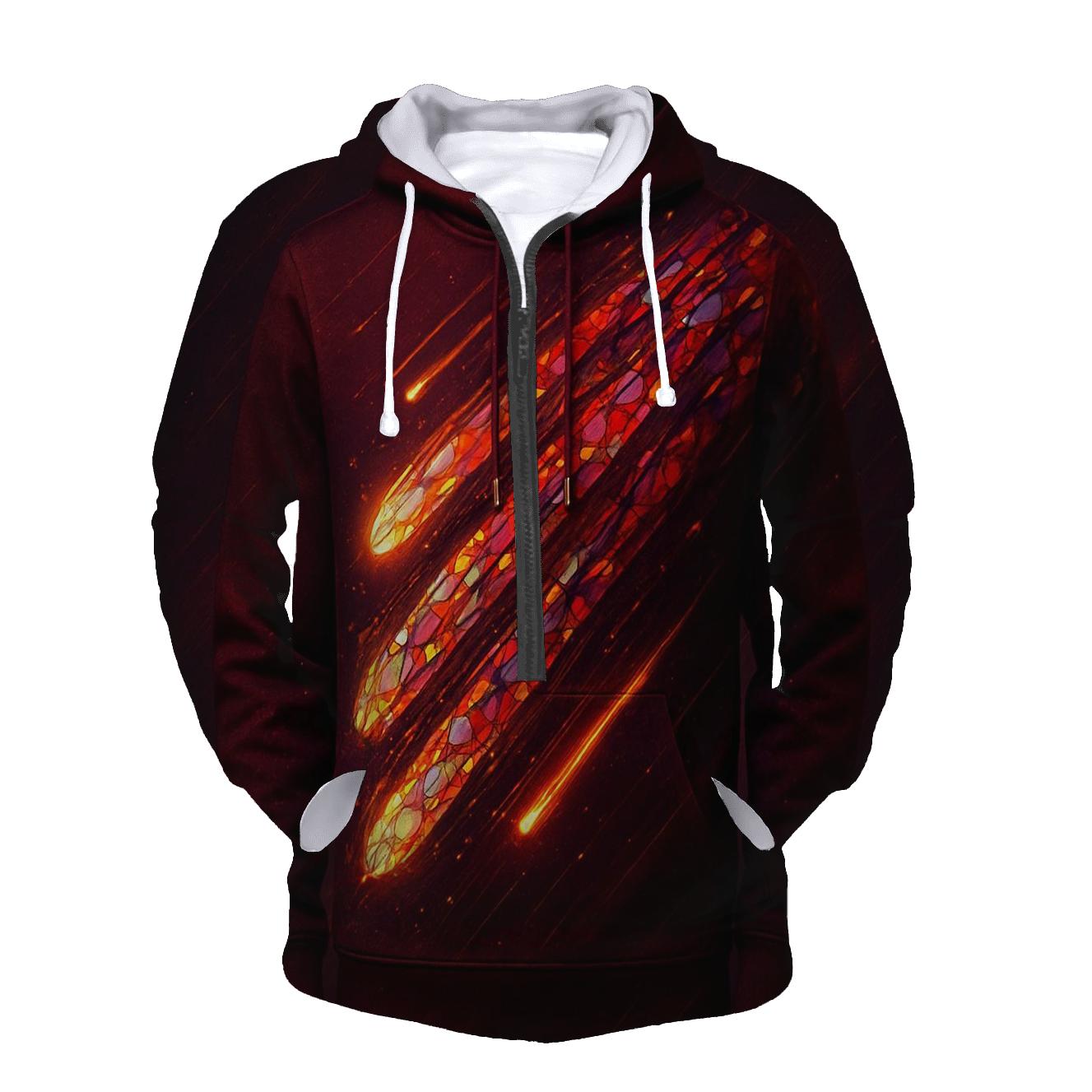 Comet Trail Mosaic lightweight hoodies