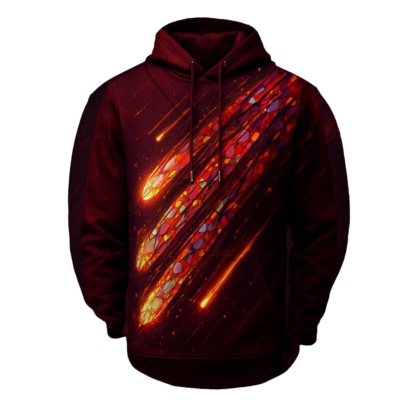 Comet Trail Mosaic lightweight hoodies