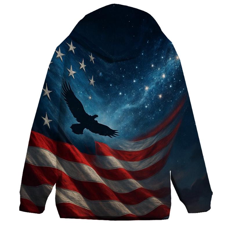 Celestial Stripes zip-up hoodies