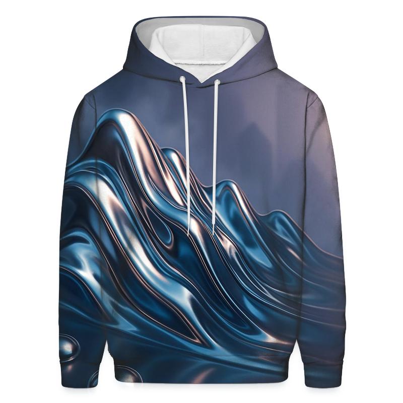 Liquid Chrome Ridge heavyweight hoodies