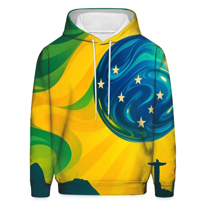 Brazil zip-up hoodies
