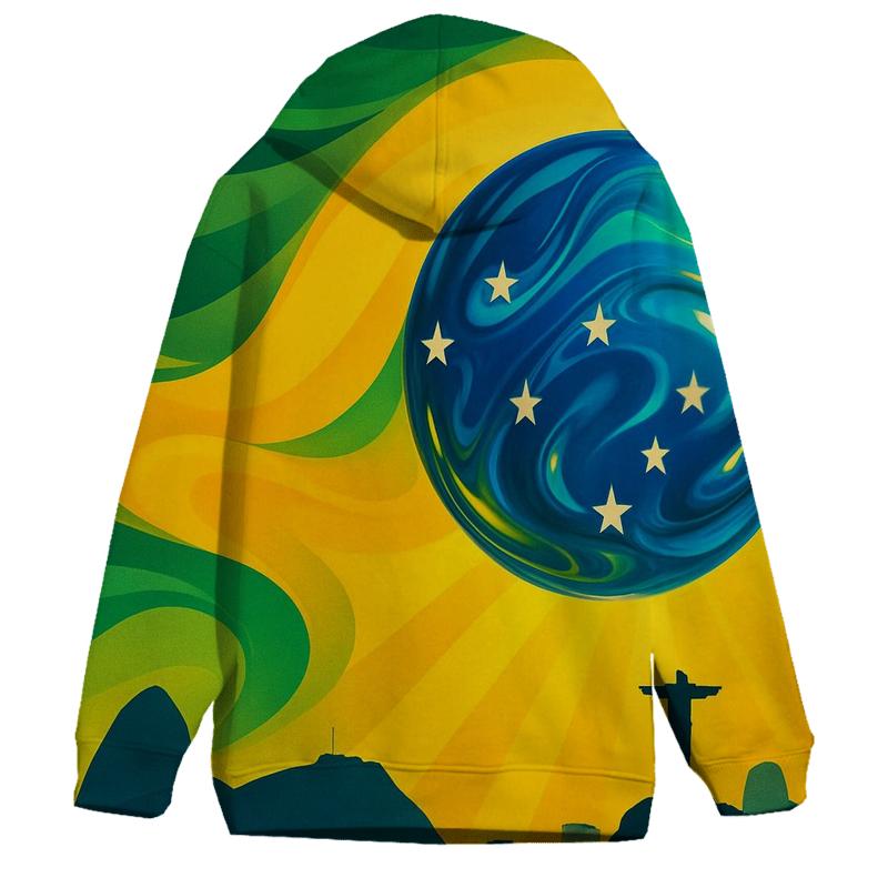 Brazil zip-up hoodies
