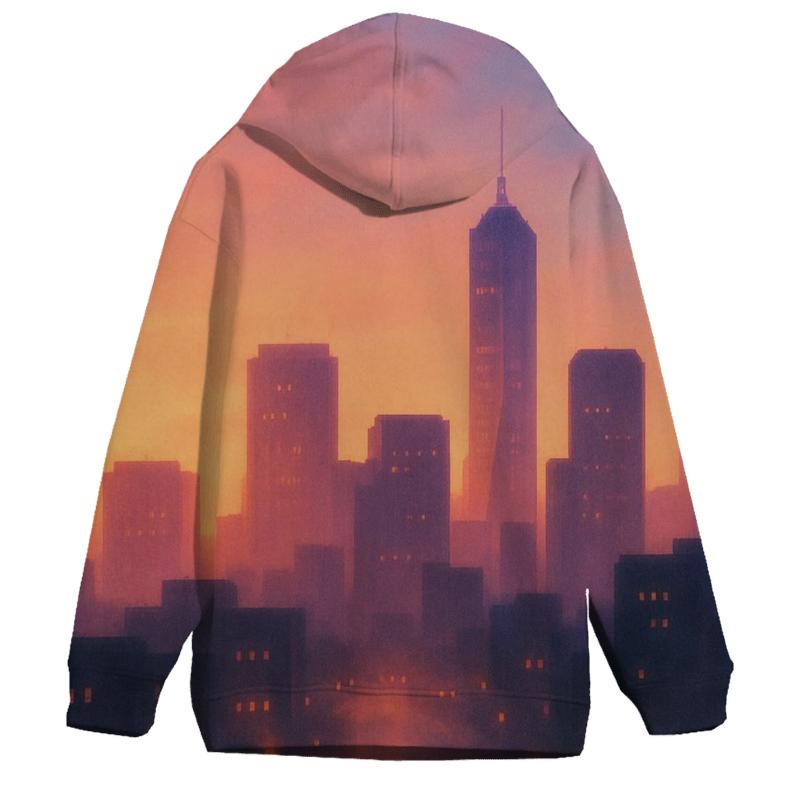 Lavender City Fade designer hoodies