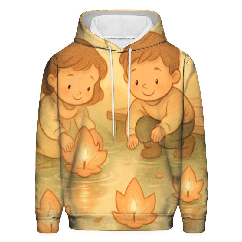 Little Lanterns Of Thanks pullover hoodies