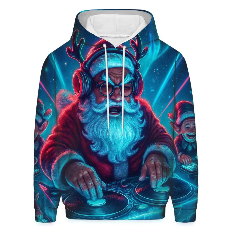 Santa Cosmic DJ designer hoodies