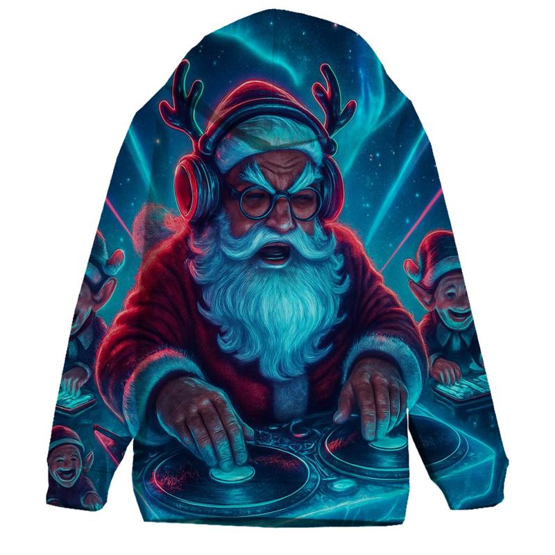 Santa Cosmic DJ designer hoodies