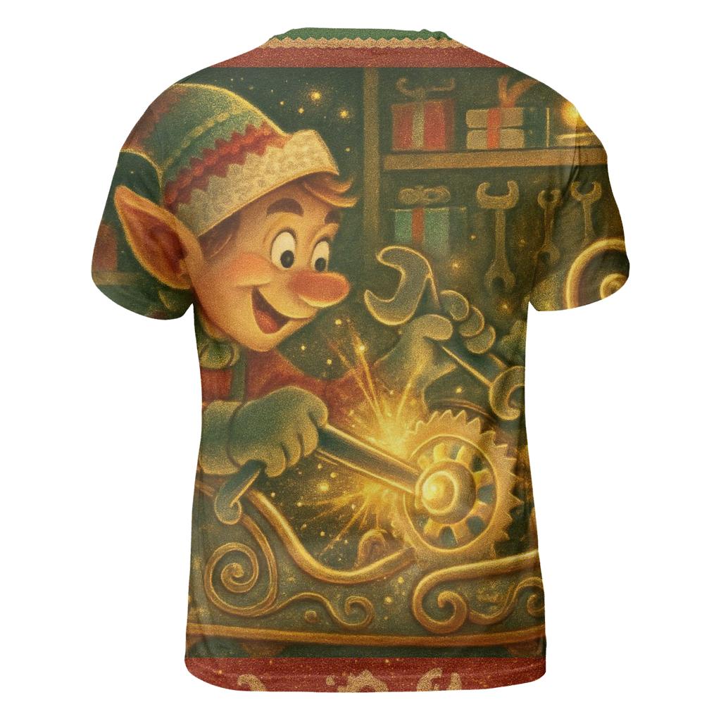 Elf Workshop Gearhead unique graphic print tees
