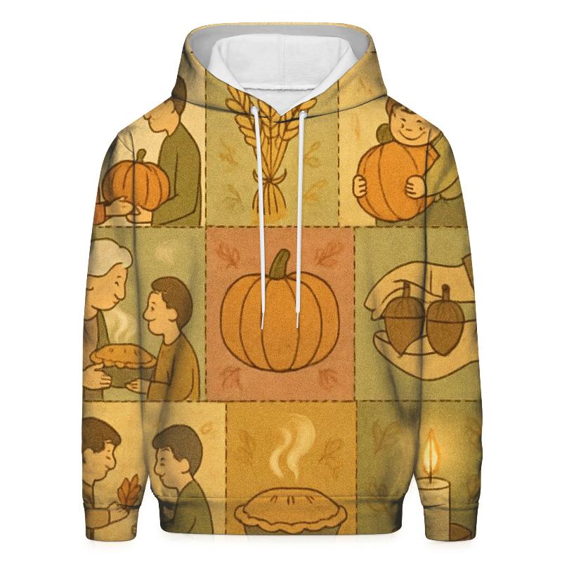 Gratitude Quilt Mosaic hoodie designs
