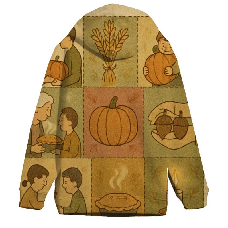Gratitude Quilt Mosaic hoodie designs