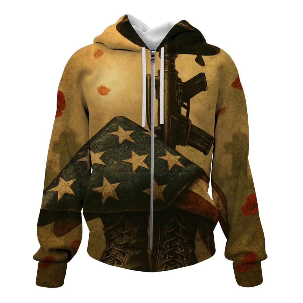 Fallen Comrades Emblem custom hoodies