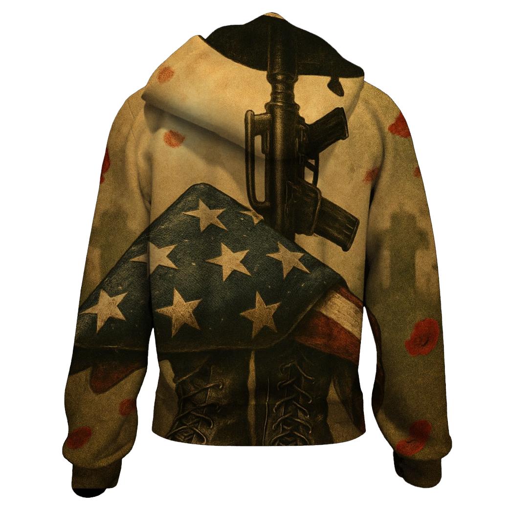 Fallen Comrades Emblem custom hoodies