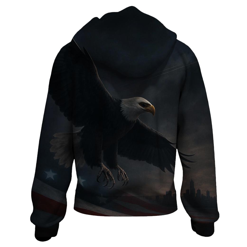 Eagle Over Watch printed hoodies