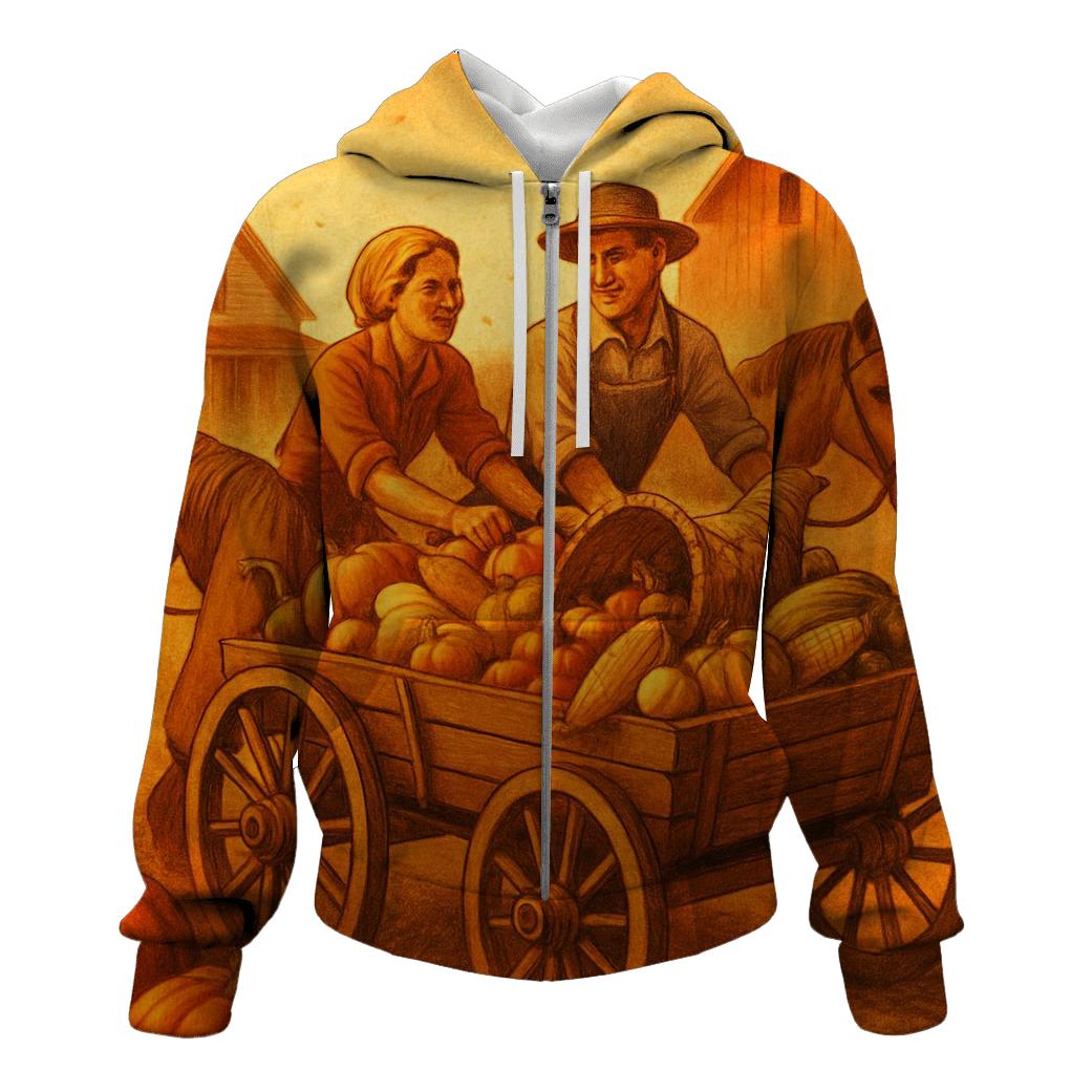 Golden Wagon Of Plenty pullover hoodies