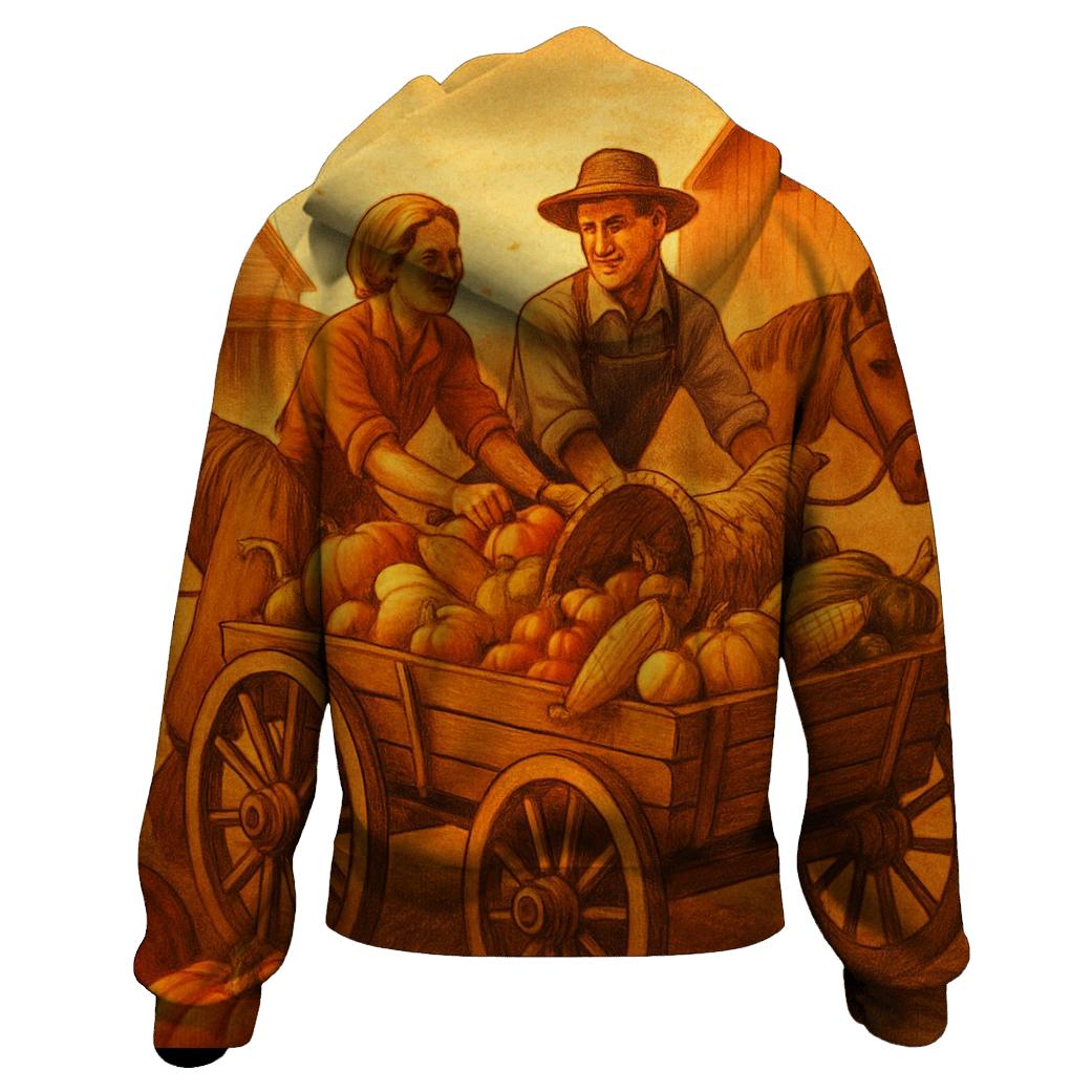Golden Wagon Of Plenty pullover hoodies