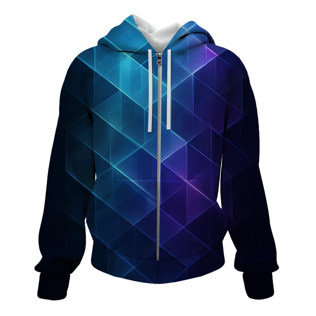 Chromatic Geometry Cascade lightweight hoodies