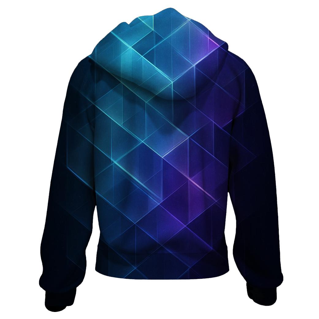 Chromatic Geometry Cascade lightweight hoodies
