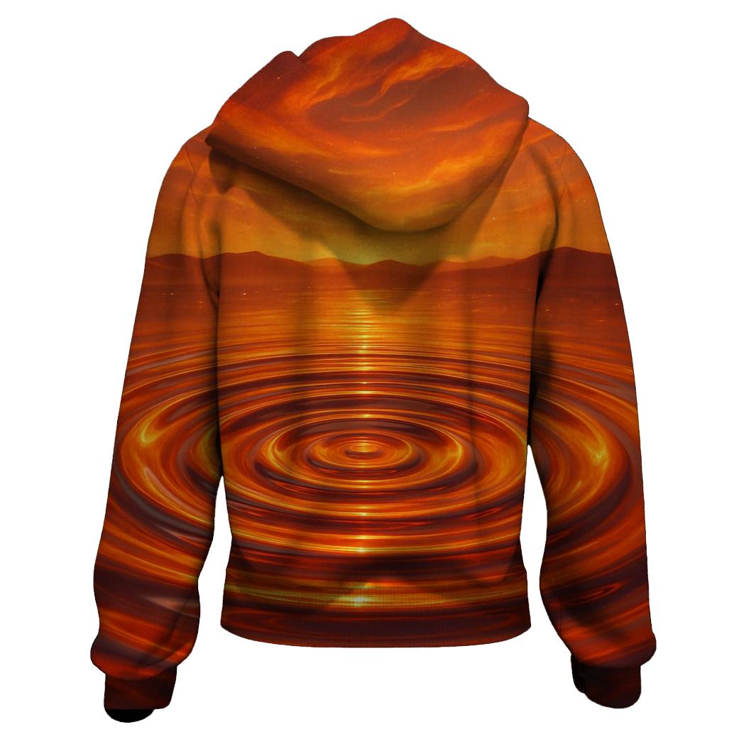 Sunset Liquid Mirage designer hoodies