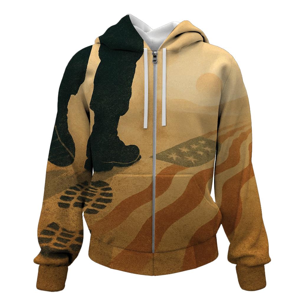 Bootprints To Freedom hoodie styles