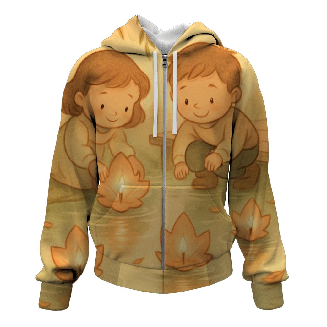 Little Lanterns Of Thanks heavyweight hoodies