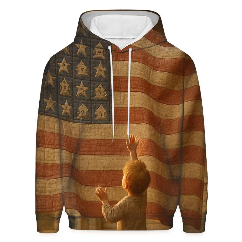 Patchwork Freedom hoodie designs