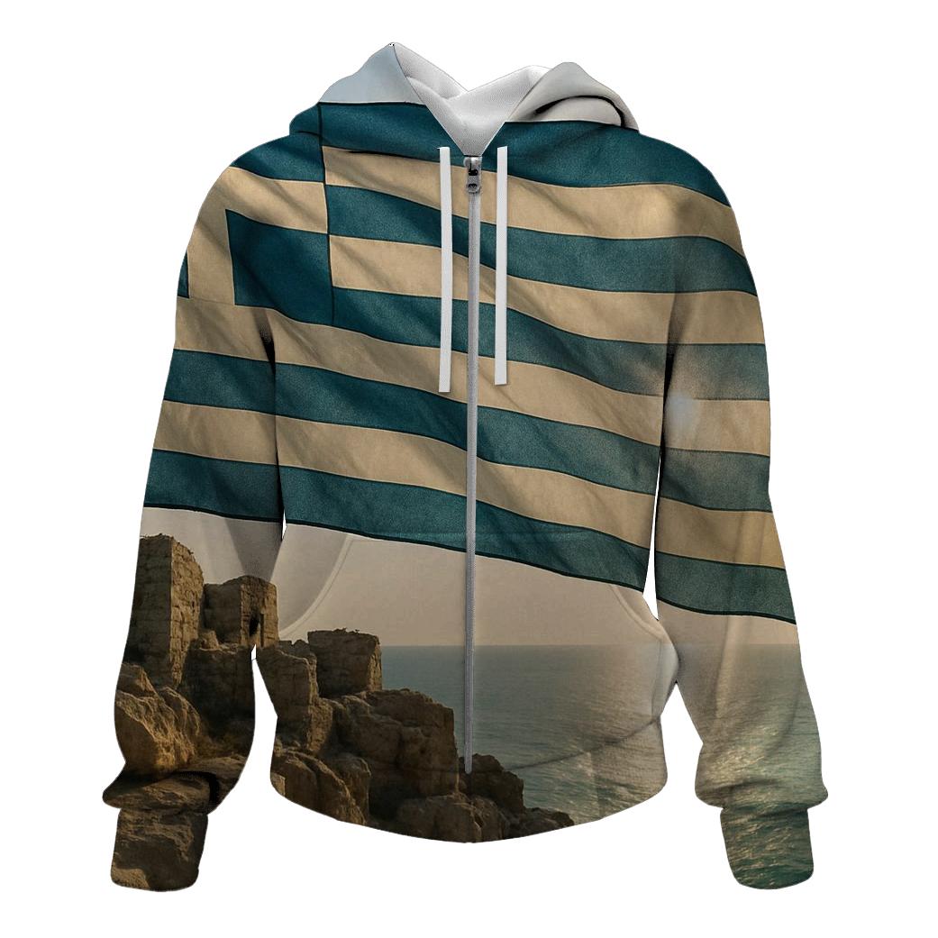 Greece heavyweight hoodies