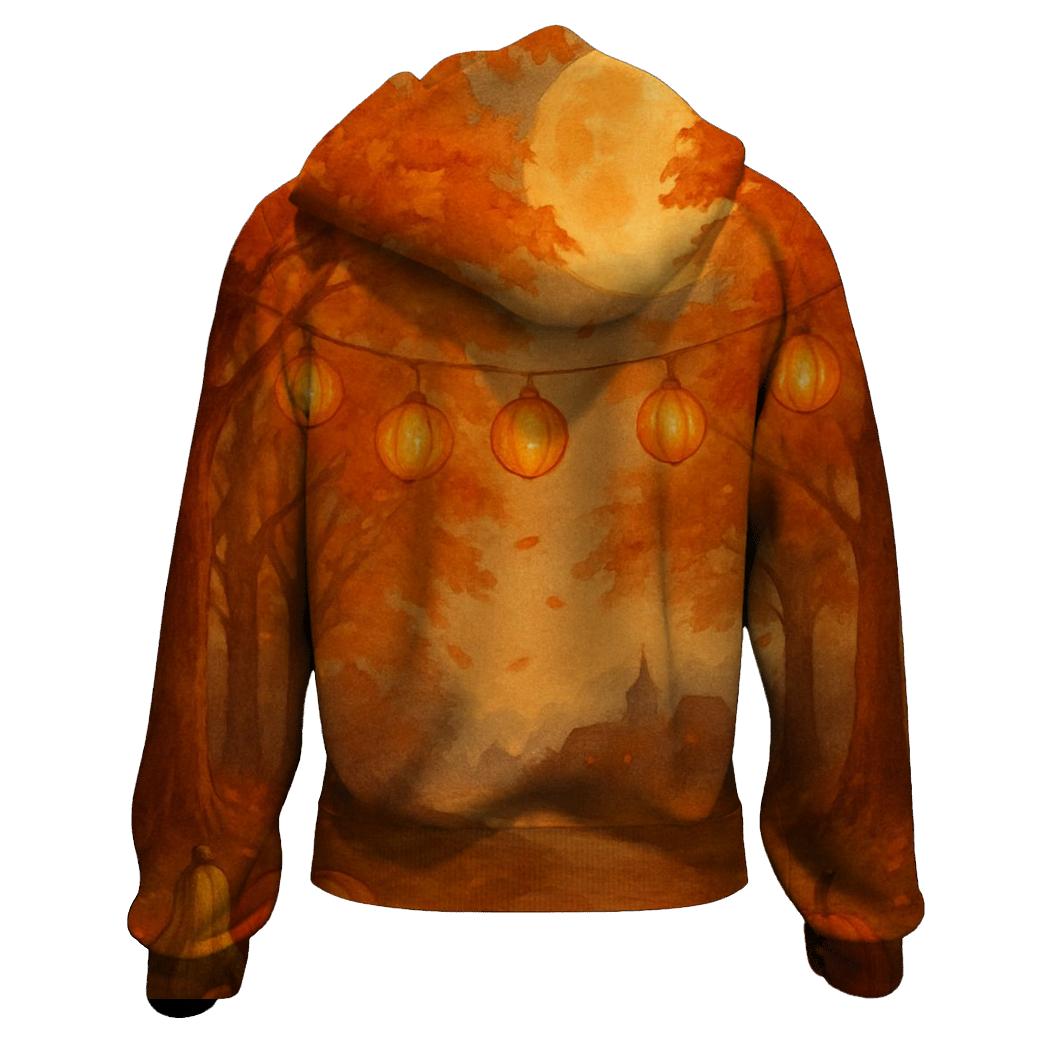 Maple Lantern Lane graphic hoodies