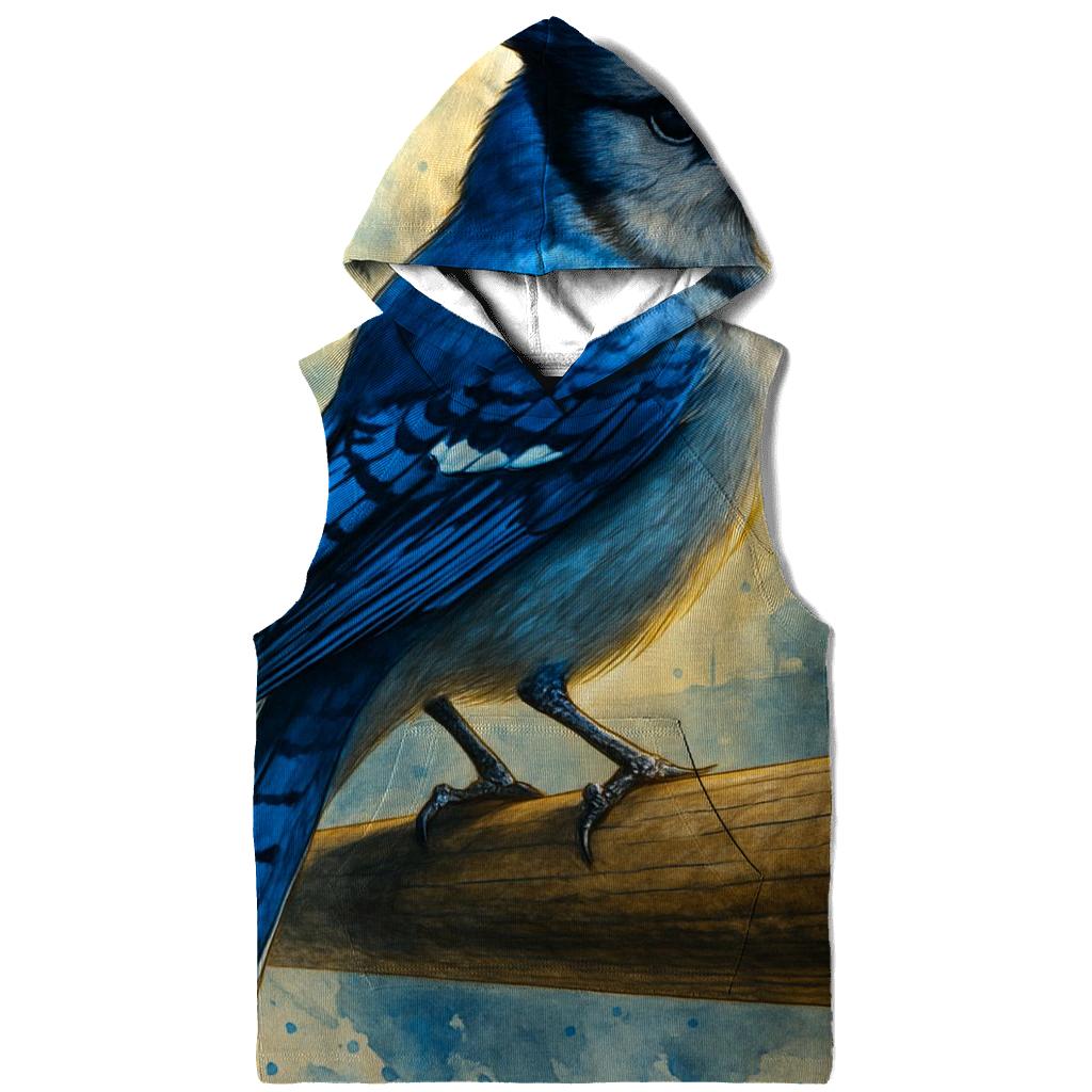 Perched Guardian Of Blue Jays custom hoodies