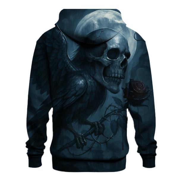 Raven Of Bone And Night printed hoodies