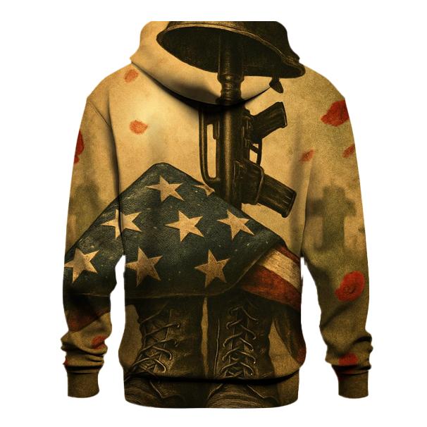 Fallen Comrades Emblem embroidered hoodies