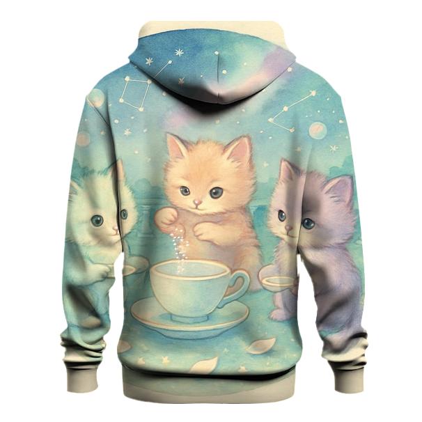 Cosmic Tea Party Kittens hoodie styles