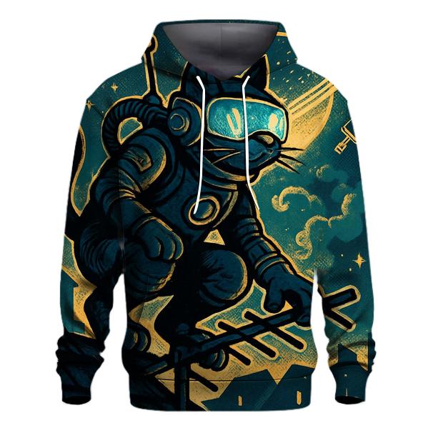 Astronaut Alley Cat Patrol lightweight hoodies