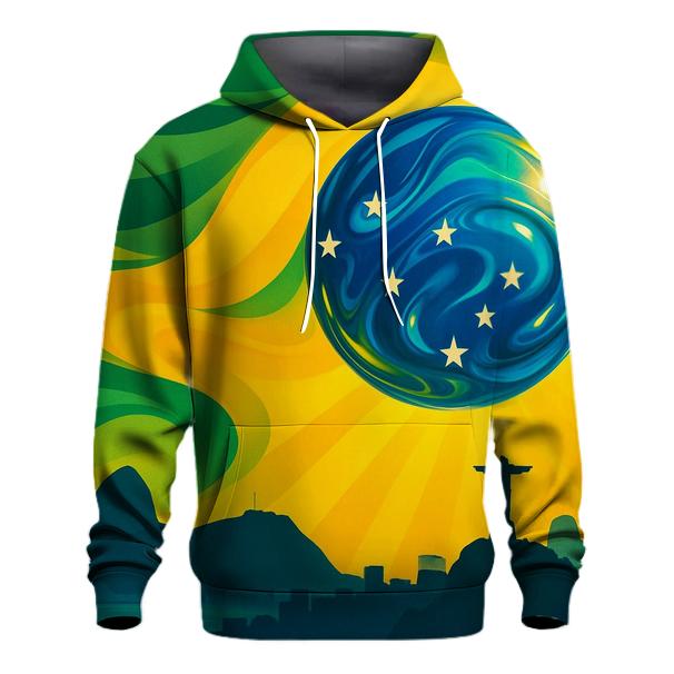 Brazil graphic hoodies