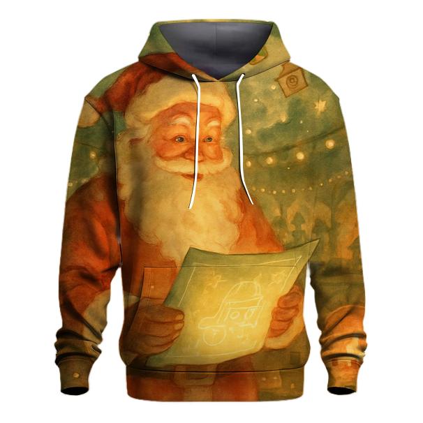 Workshop Night Shift Santa hoodie designs