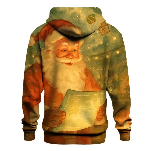 Workshop Night Shift Santa hoodie designs