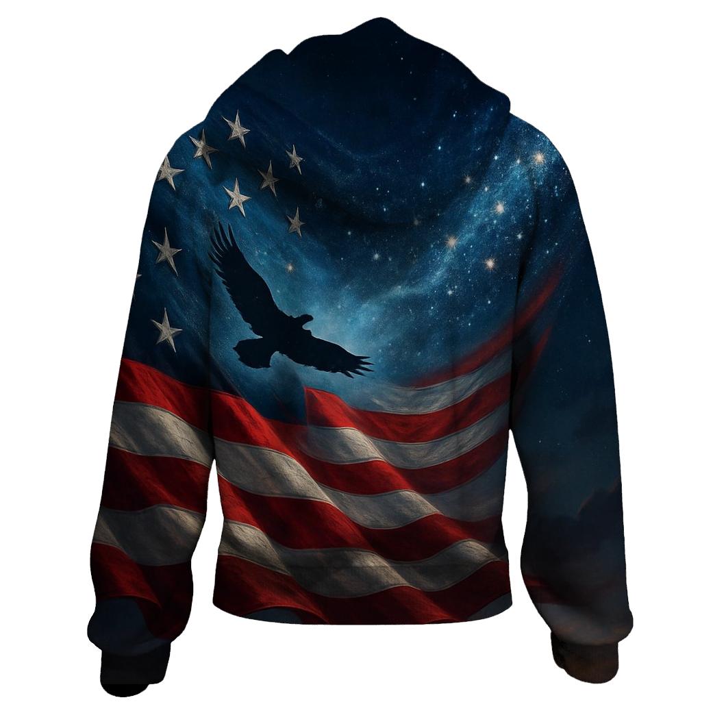 Celestial Stripes zip-up hoodies