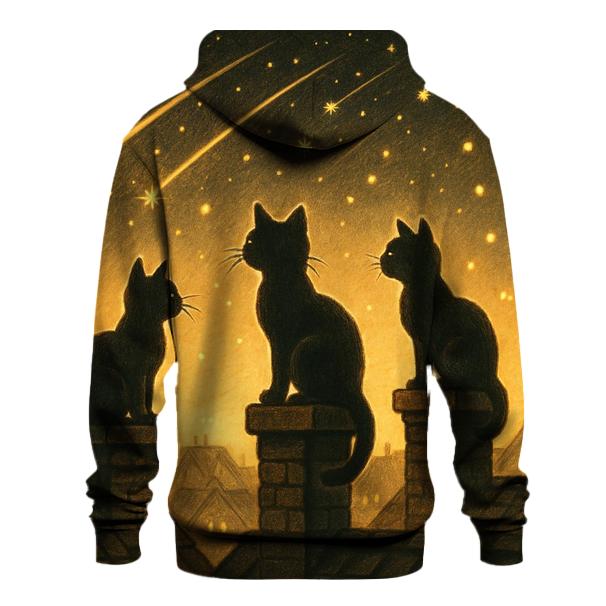 Stargazer Alley Cats embroidered hoodies