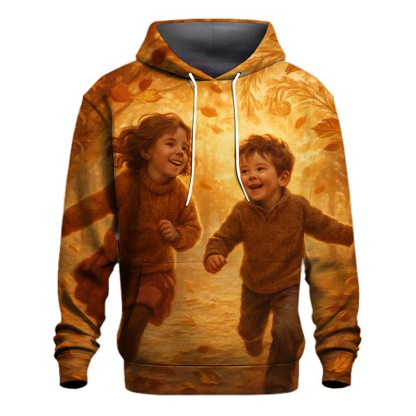 Sunlit Leaf Parade hoodies fashion