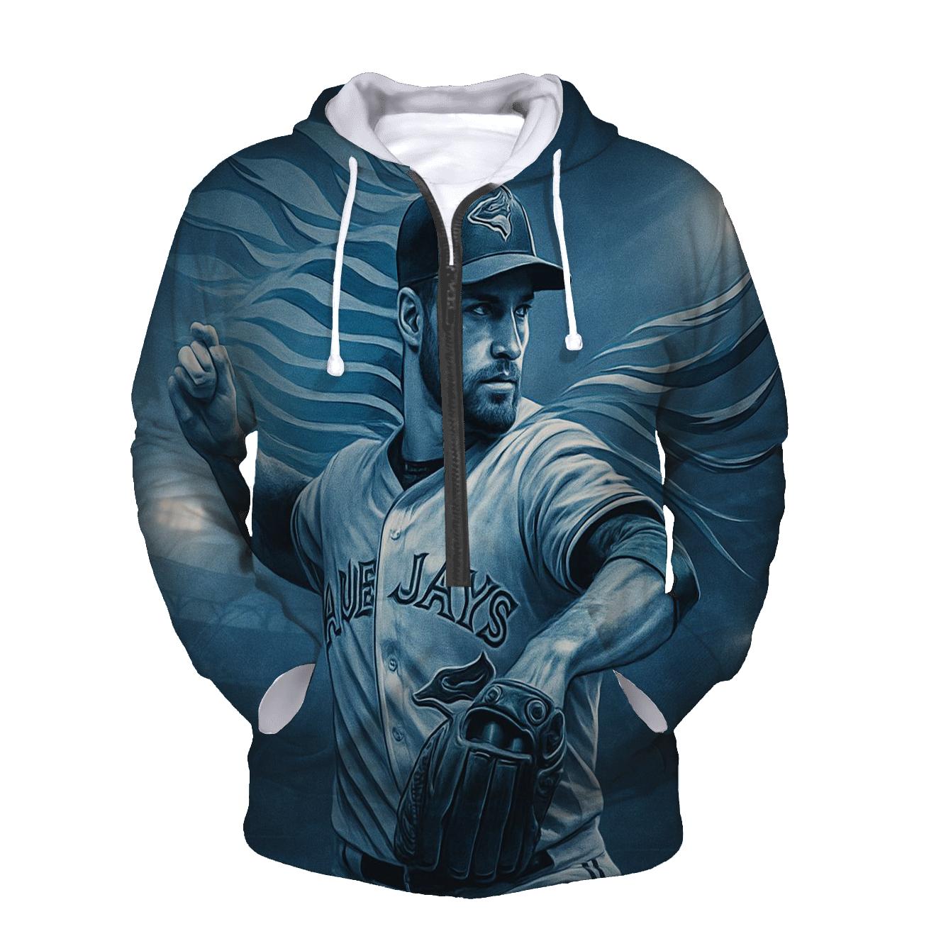 Blue Jays Echo Of The Pitch lightweight hoodies