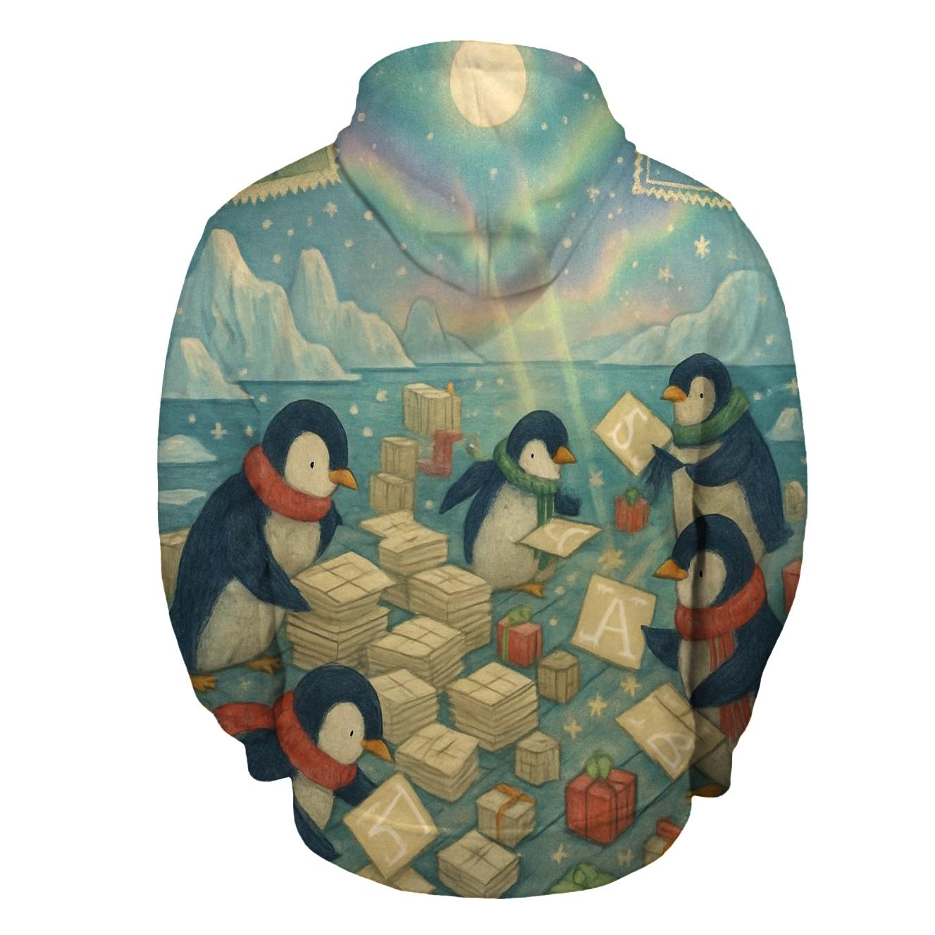 Penguin Post Office Rush zip-up hoodies